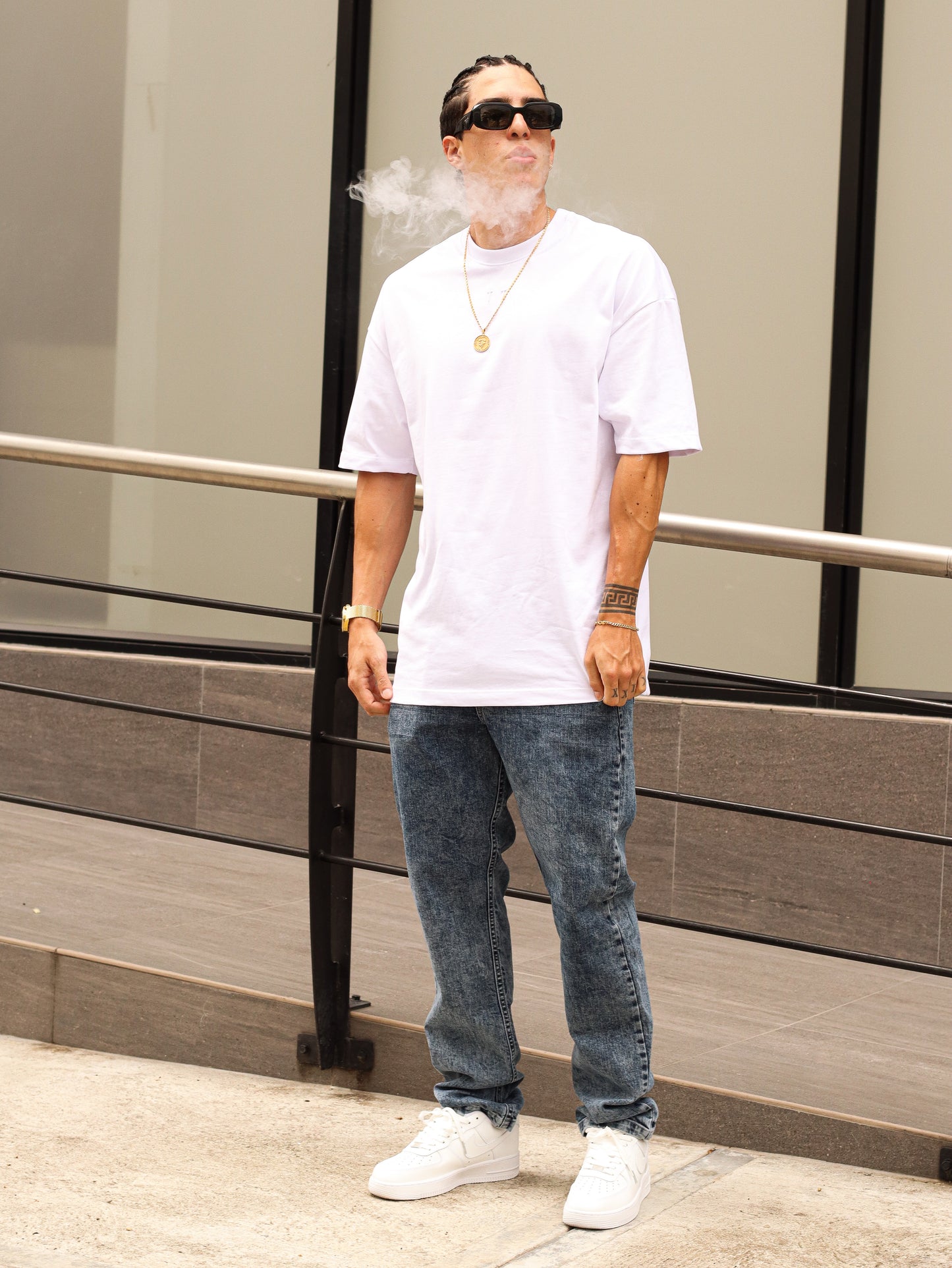 Reverie School Oversized White T-Shirt