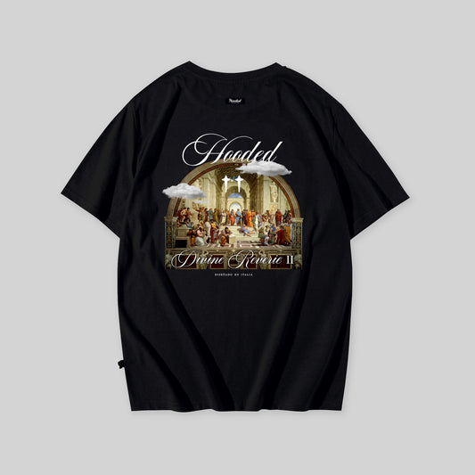 Reverie School Oversized Black T-Shirt