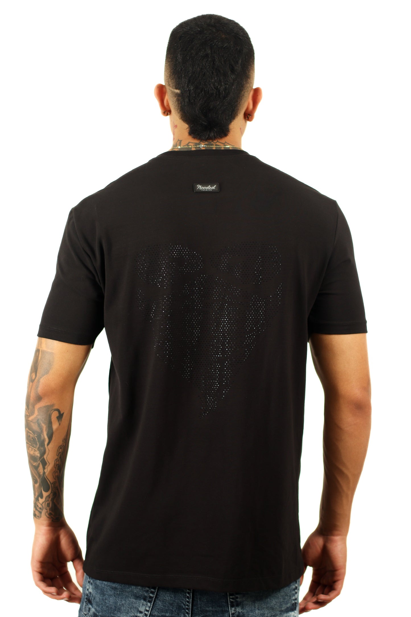 Exclusive Full Logo Black T-Shirt