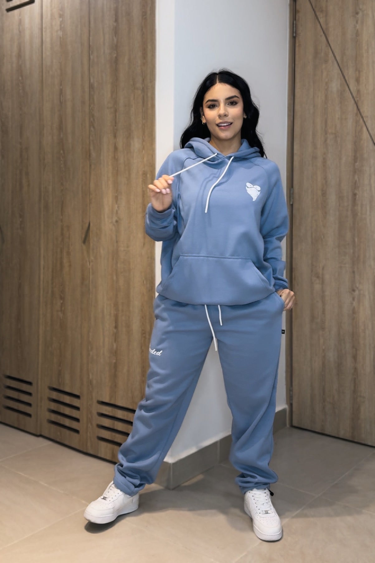 Hooded Divine Blue Sweatpant