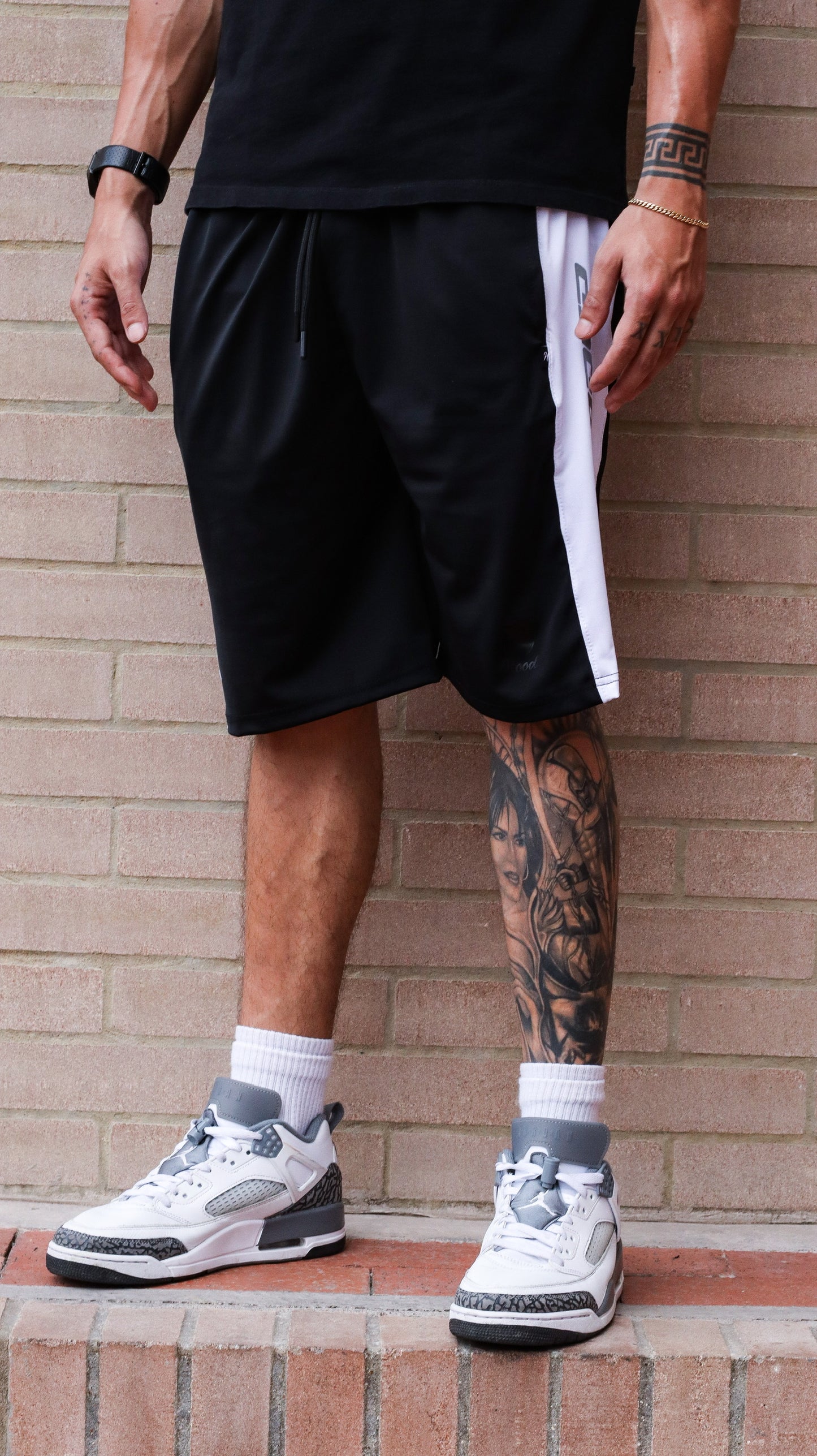 Bold Reflective Black Short