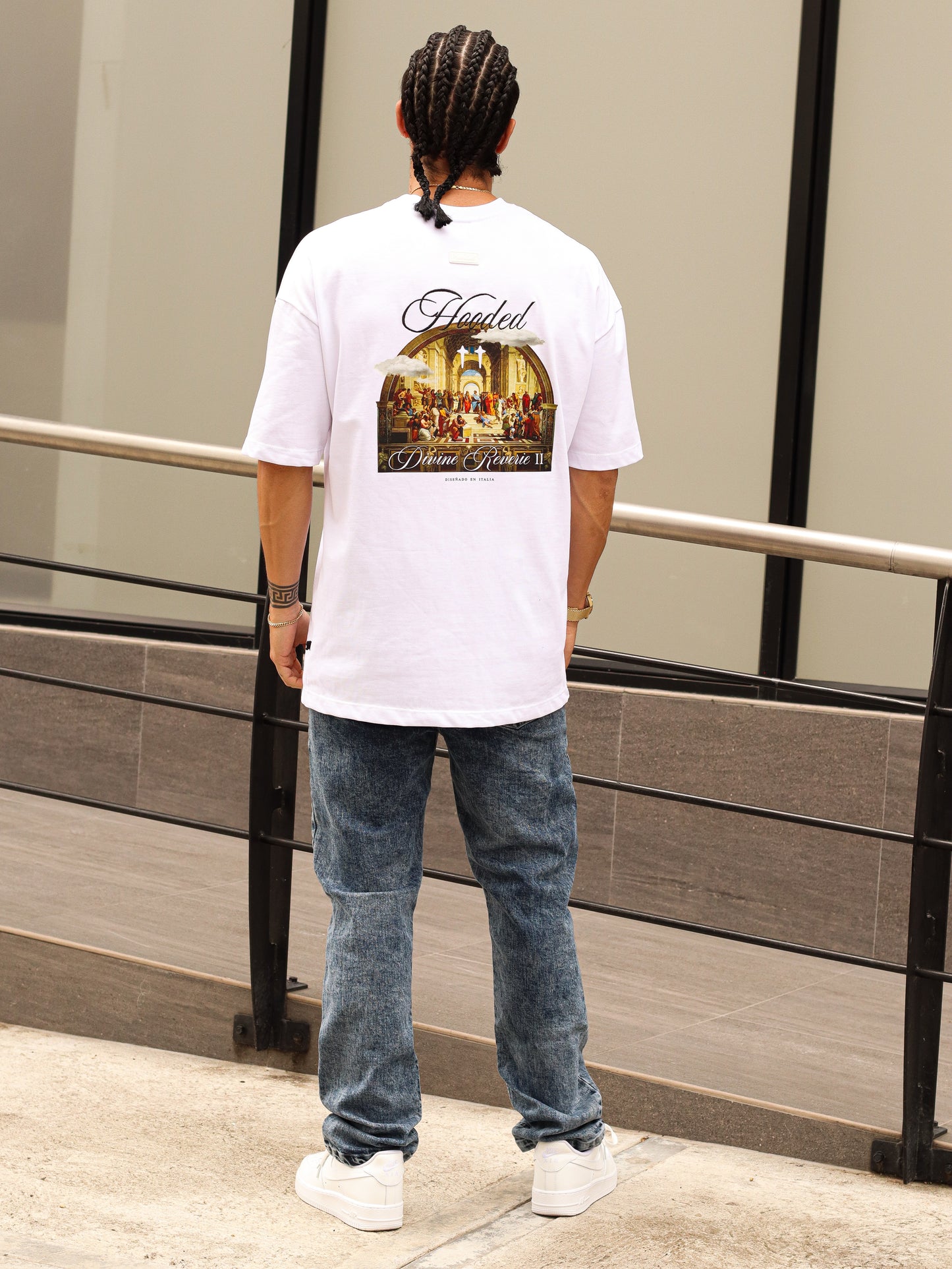 Reverie School Oversized White T-Shirt