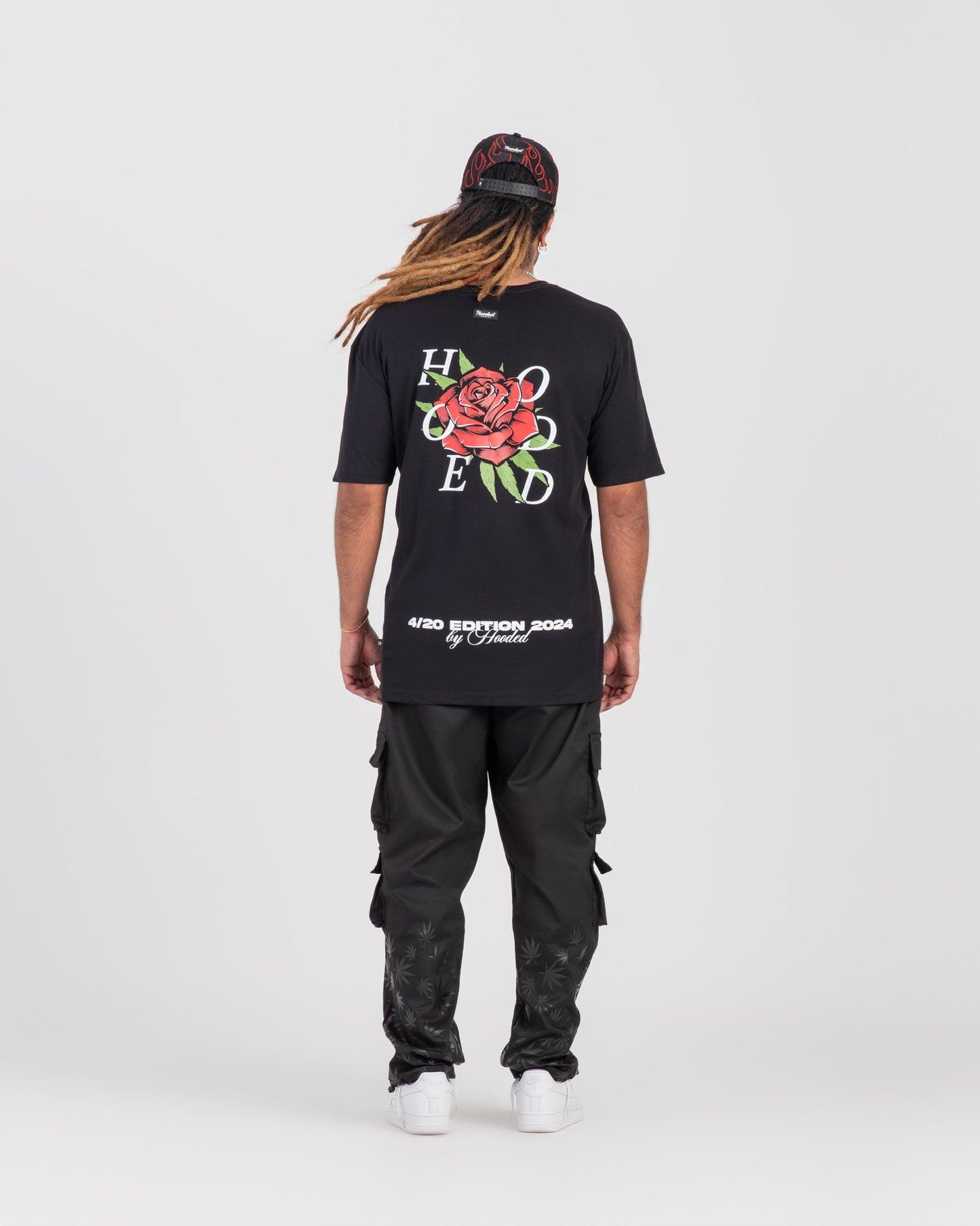 Rose 420 Premium Black T-Shirt