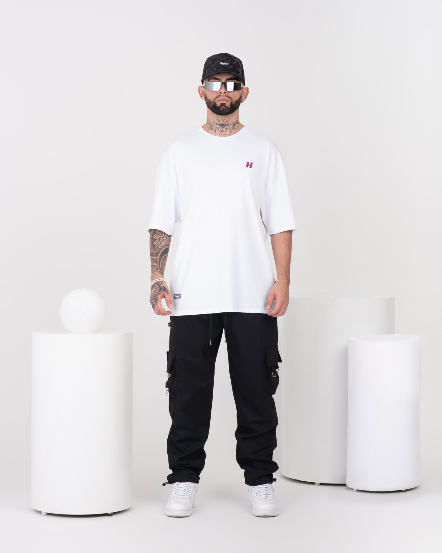 Transcend Premium Oversized White T-Shirt