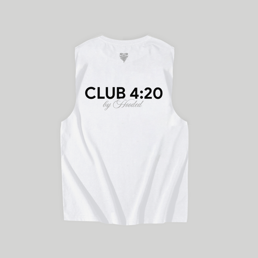 Club 420 White Tank Top