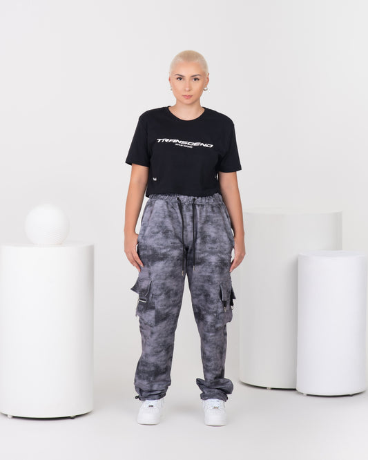 Transcend Black Crop Top