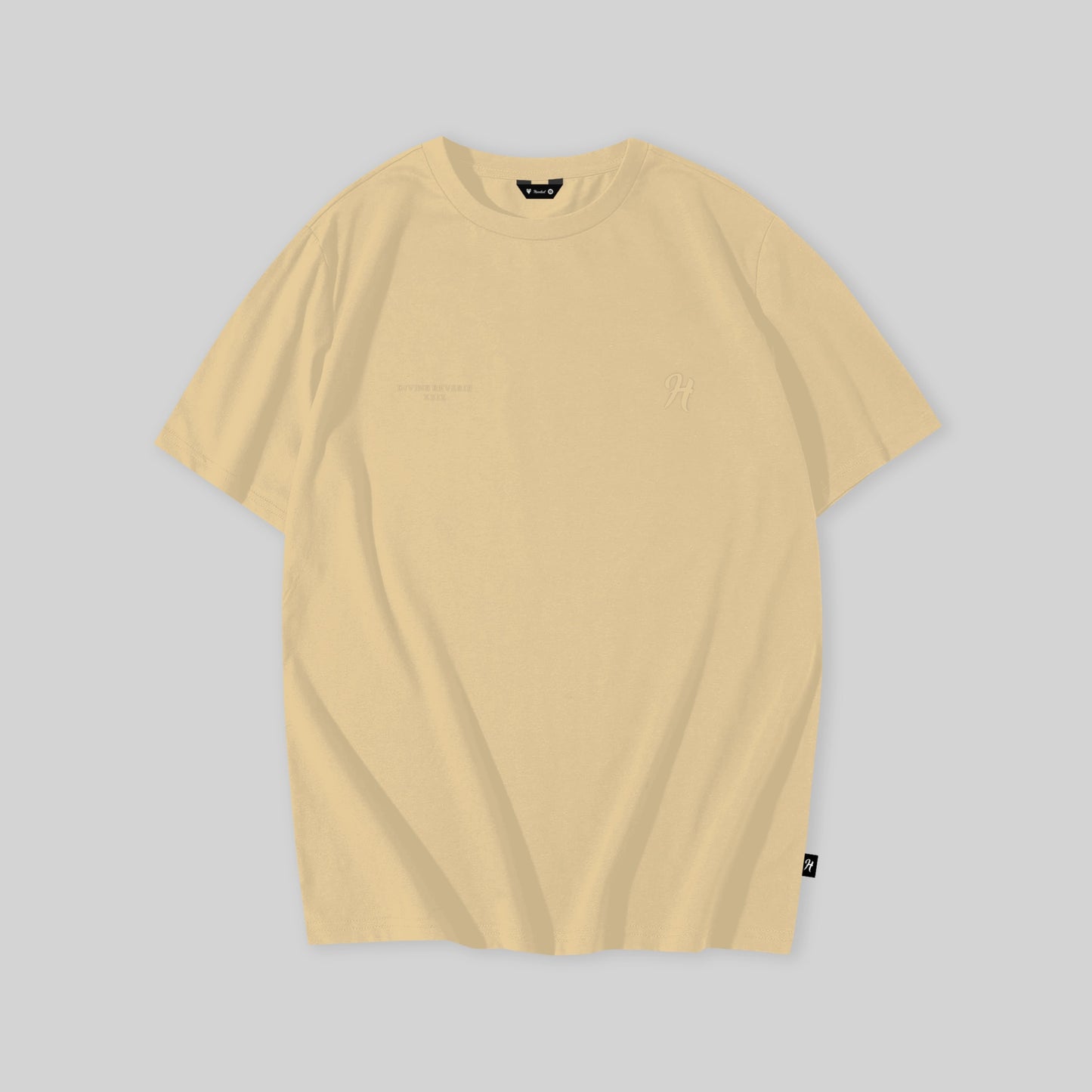 Basic Divine Oversize Premium Beige T-shirt