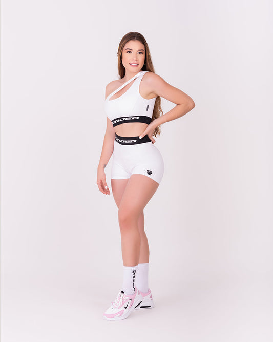 Bold White Short