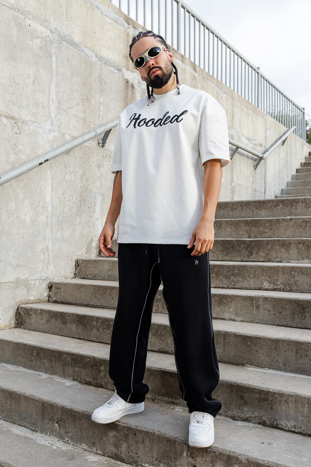 Qatar Full Logo White T-Shirt