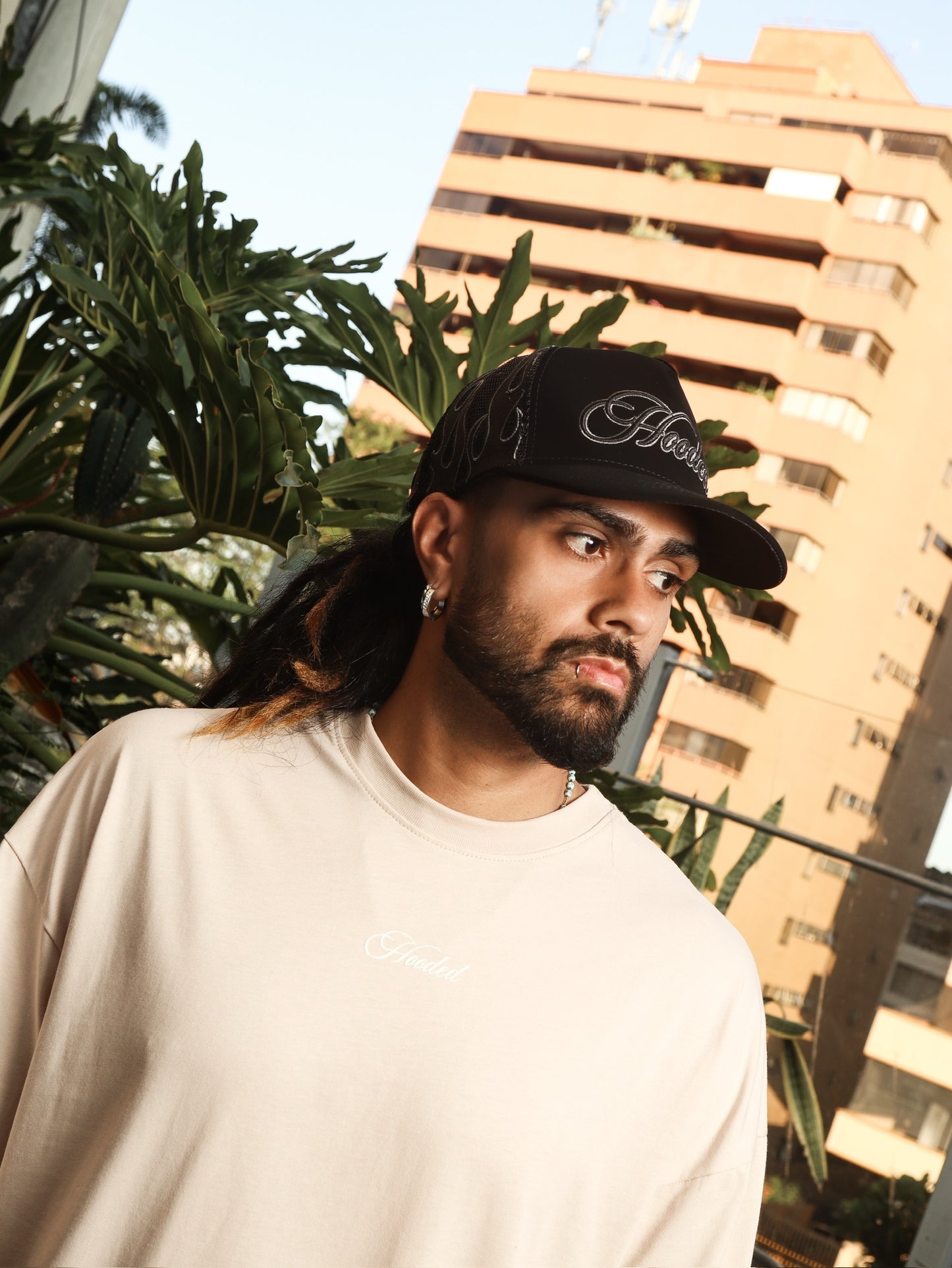 420 Hooded Brand Curuva T-Shirt