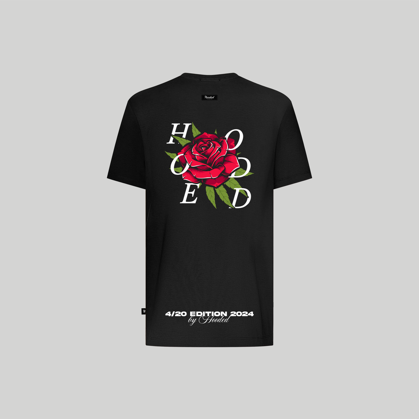 Rose 420 Premium Black T-Shirt