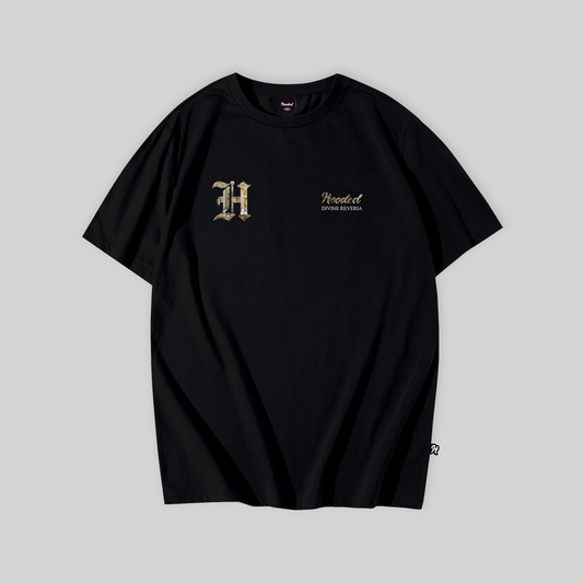 Fontana Di Trevi Oversized Black T-Shirt