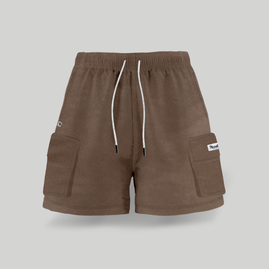 Cargo Cotton Coffee Short