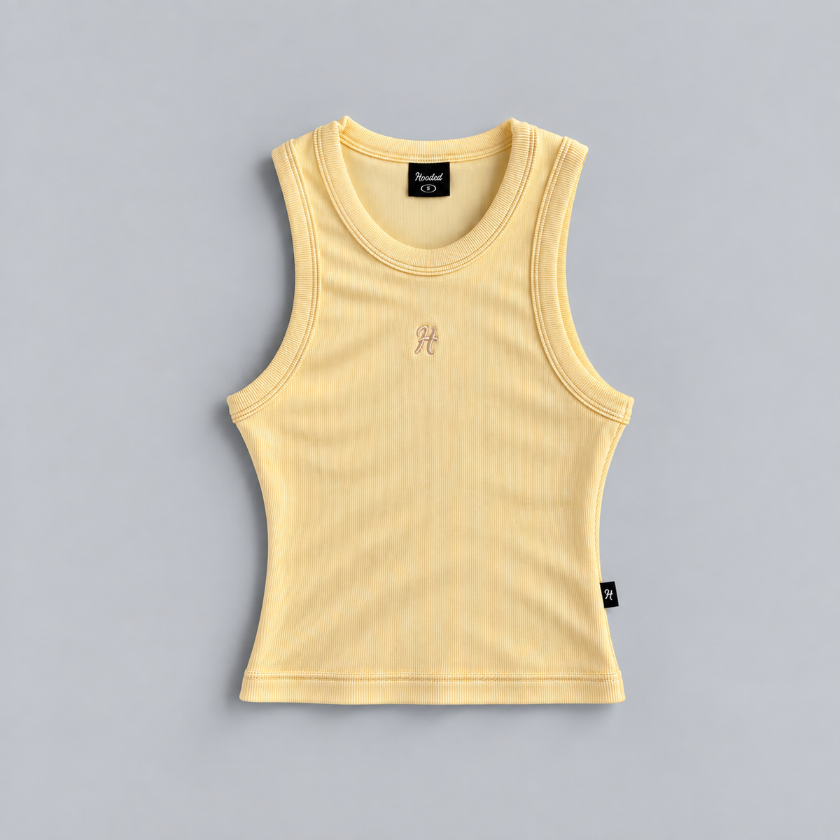 Otto Rib Yellow Tank Top