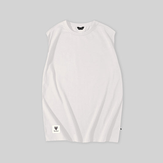 Basic Gum Oversized White Tank Top