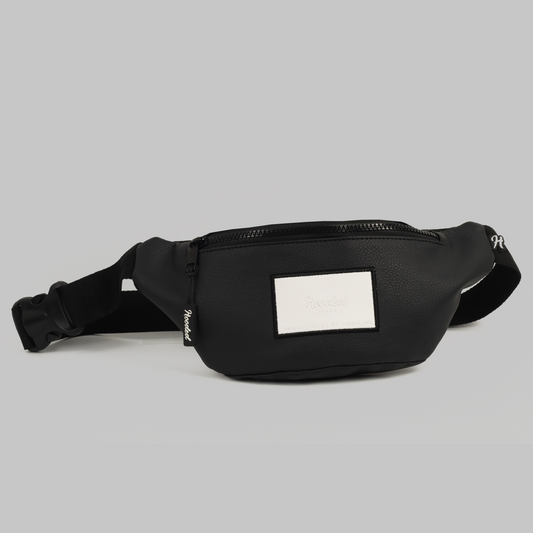 Patch White Black Fanny Pack