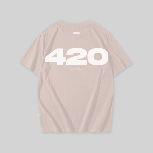 420 Hooded Brand Curuva T-Shirt