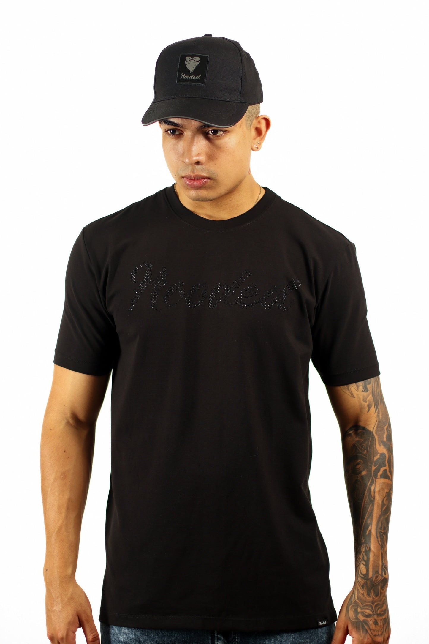 Exclusive Full Logo Black T-Shirt