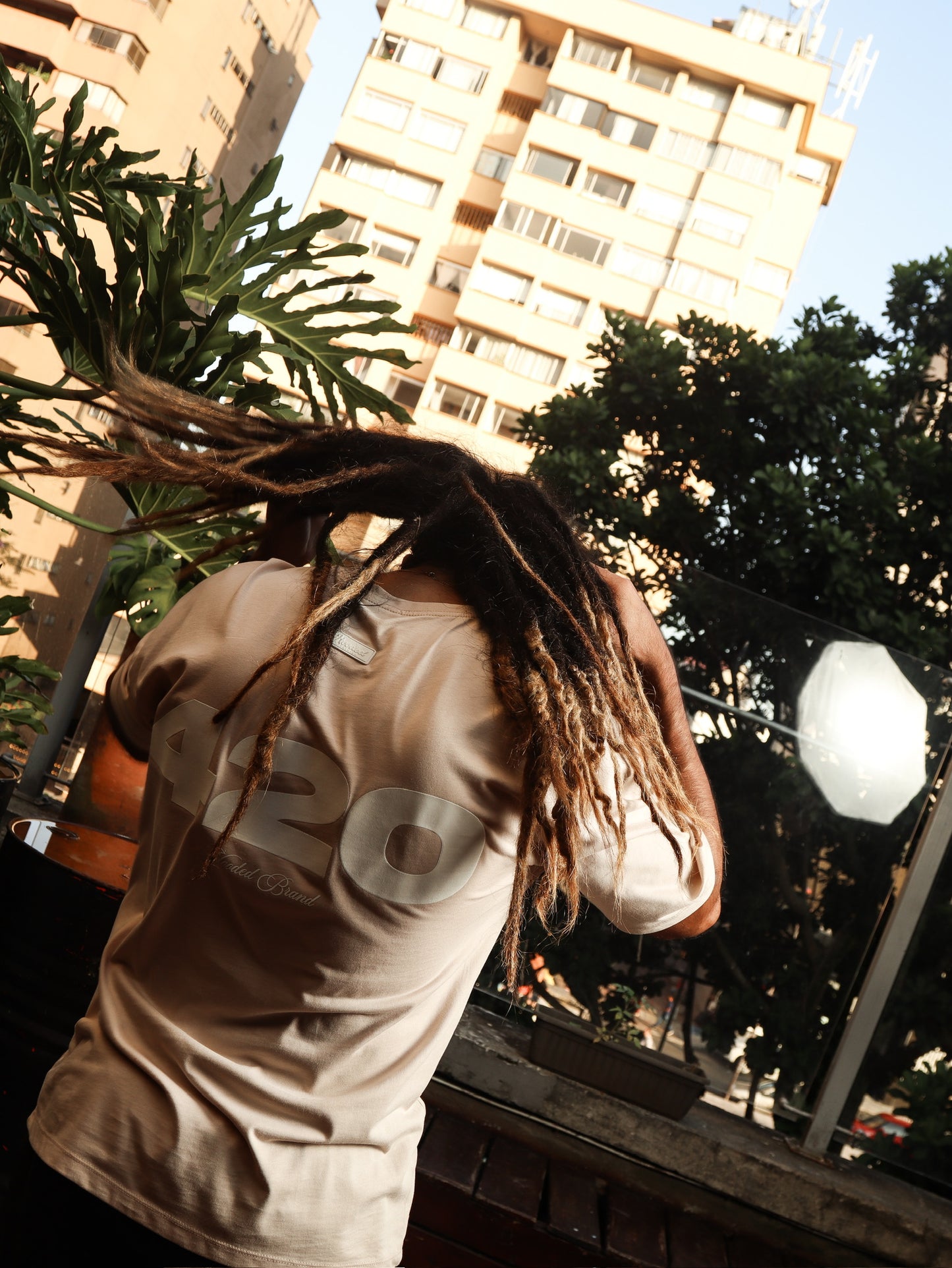 420 Hooded Brand Curuva T-Shirt