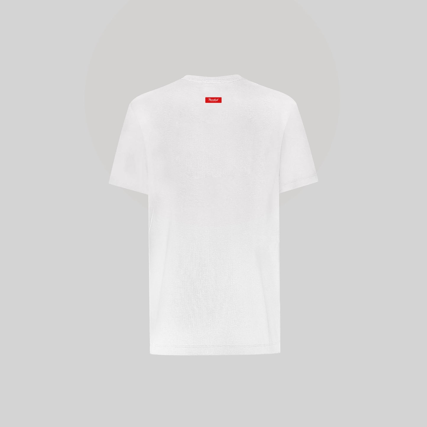 Hooded Ancient Red White T-Shirt