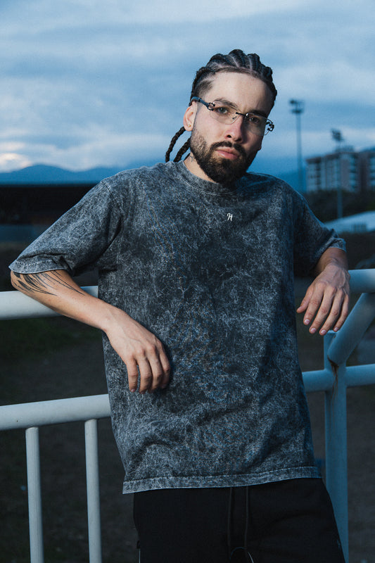 Basic H Acid Wash T-Shirt