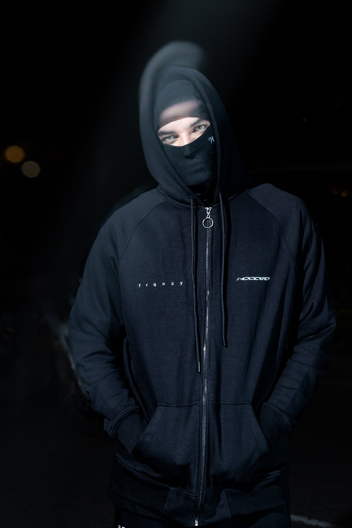 Frqncy Black Zip Hoodie