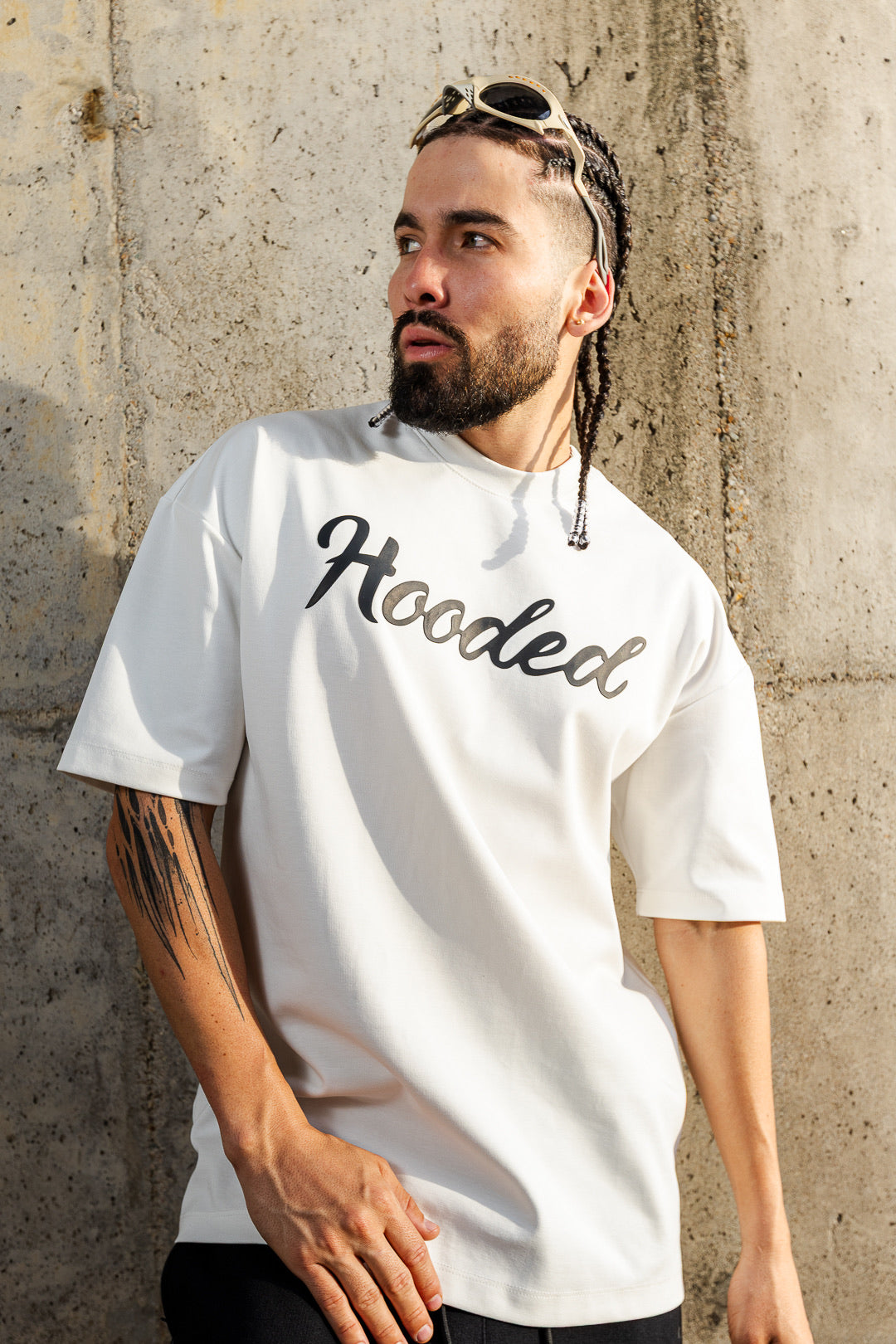 Qatar Full Logo White T-Shirt