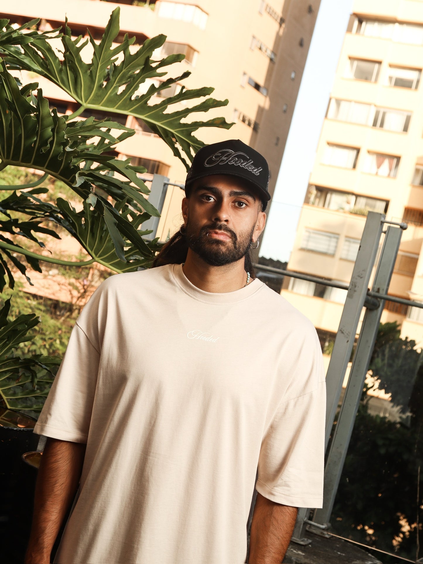 420 Hooded Brand Curuva T-Shirt