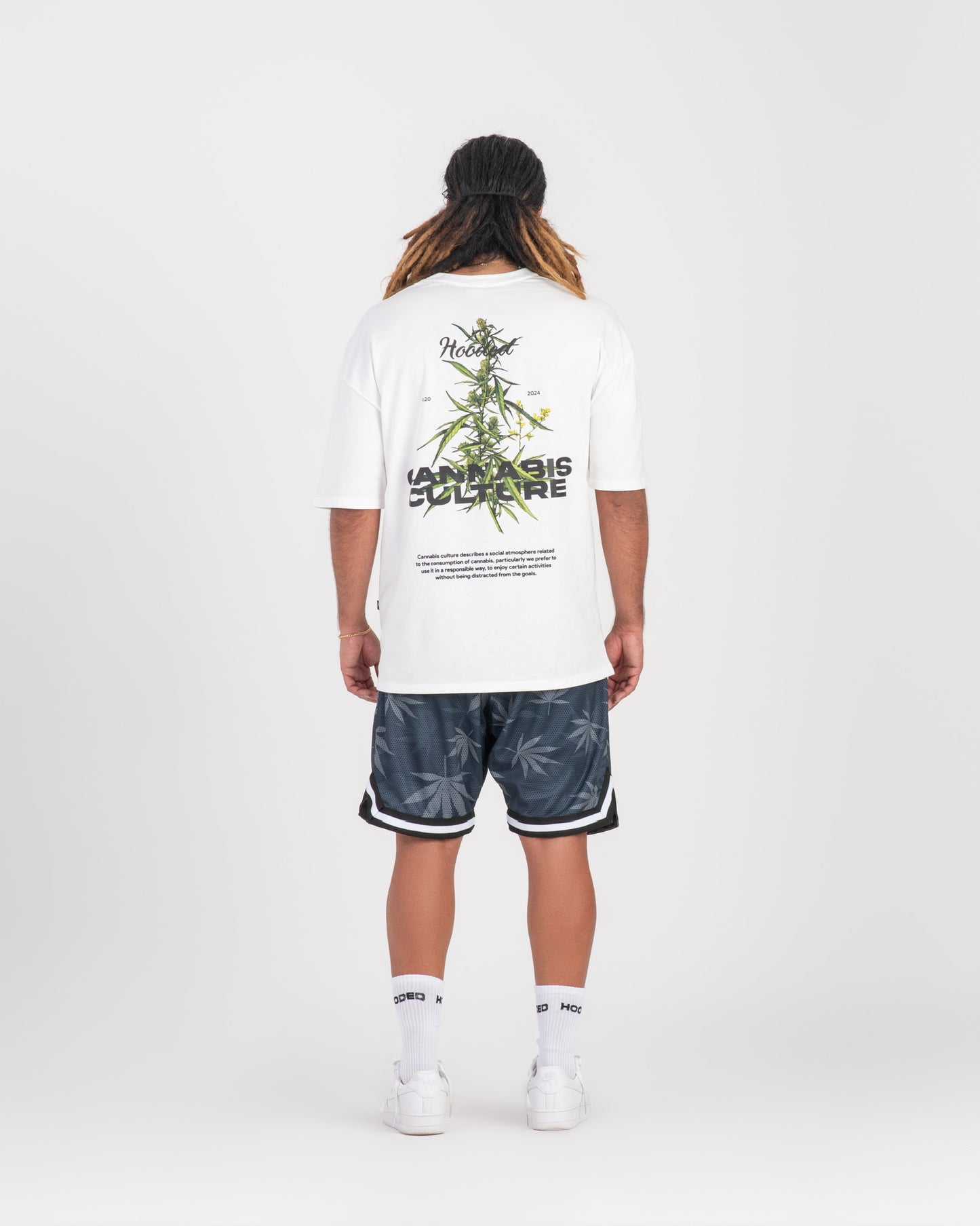 Cannabis Culture Premium Oversized White T-Shirt