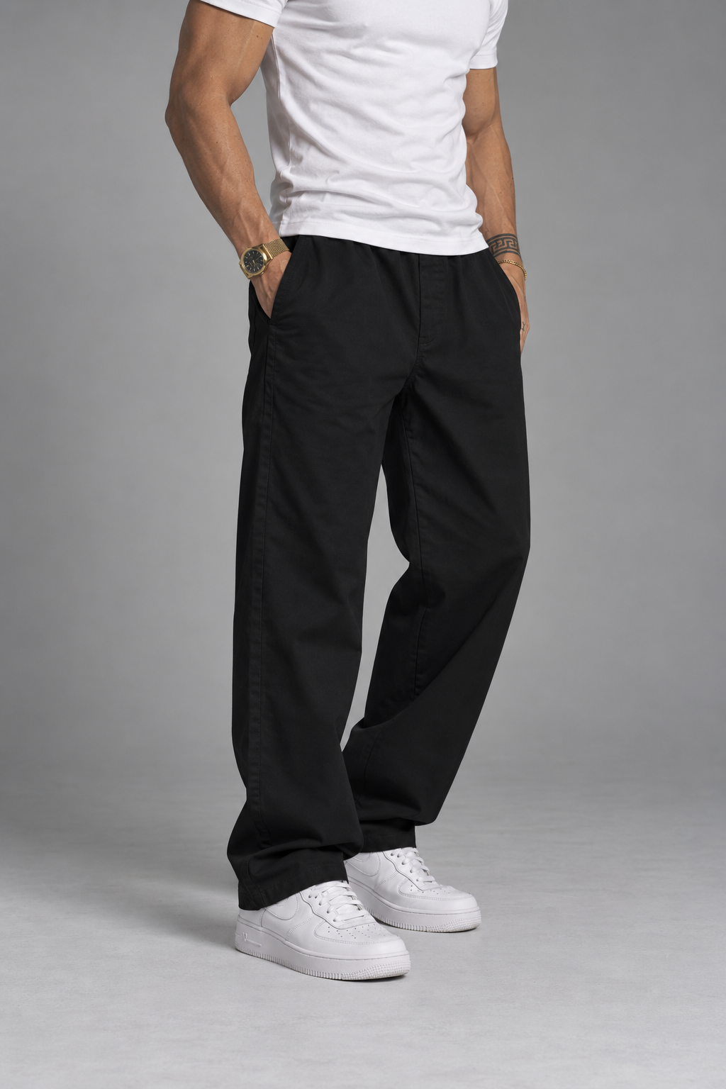 Old Money Black Pants