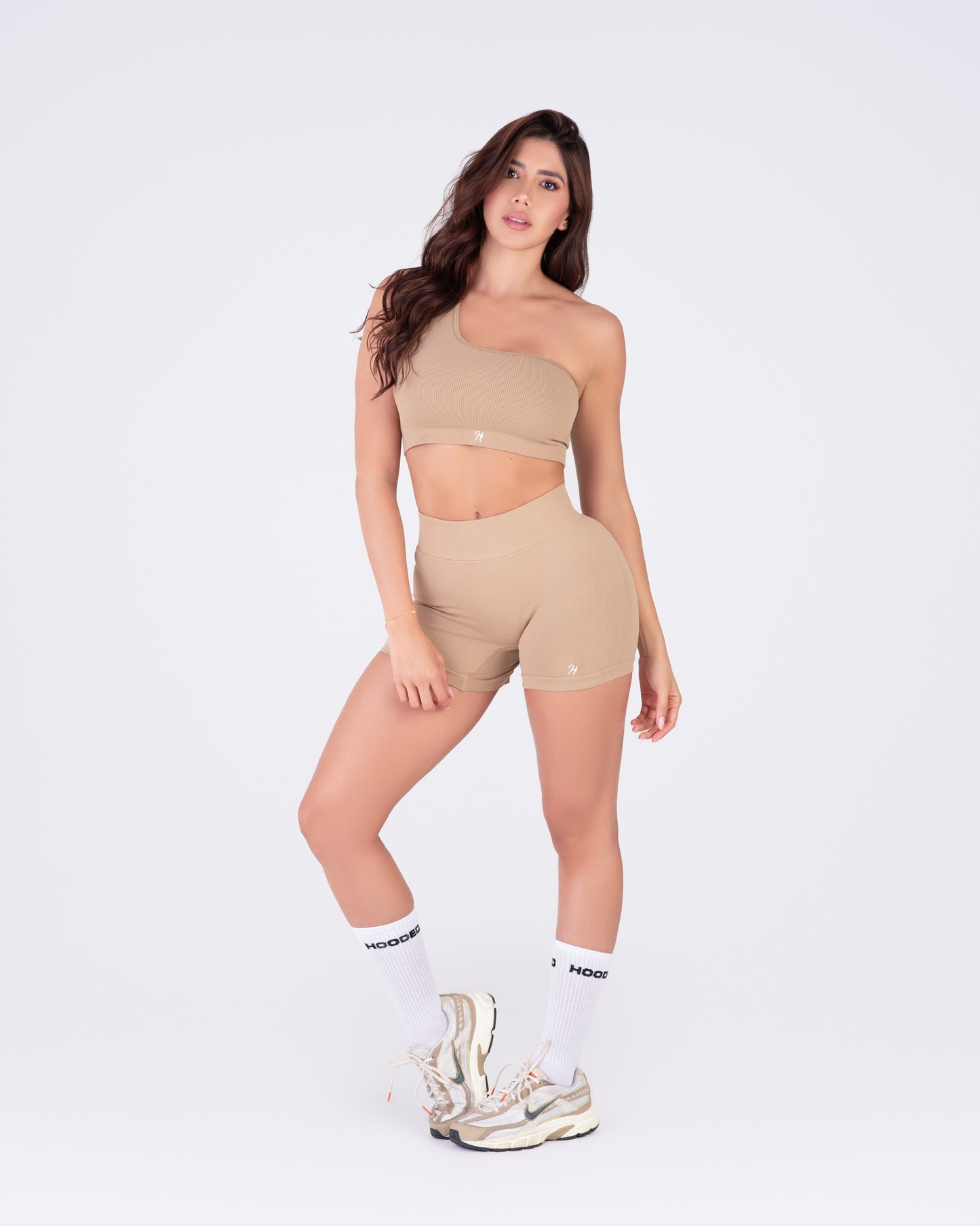 Cruzado Nude Top