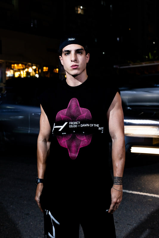 Frqncy Black Tank Top