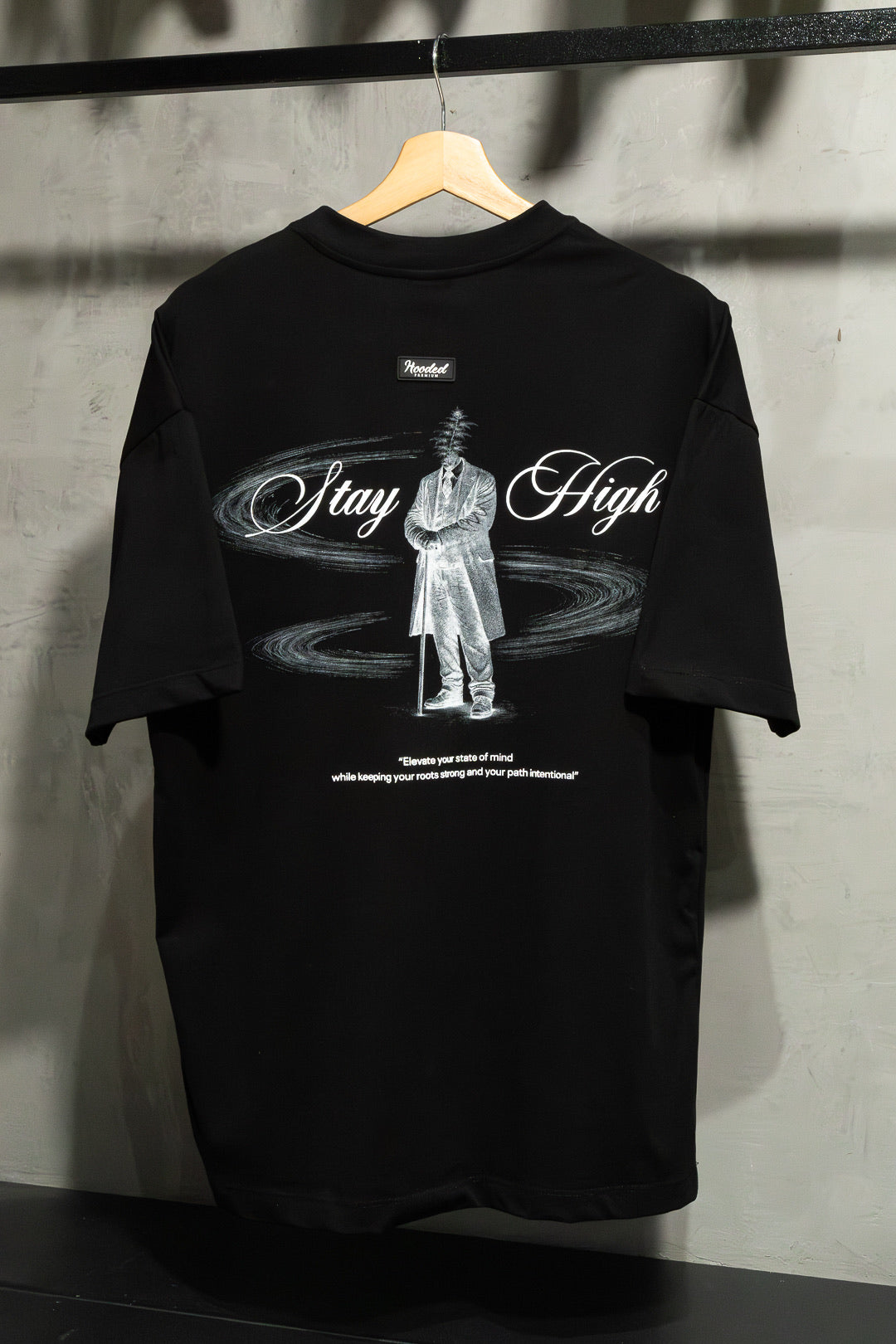Stay High Black T-Shirt