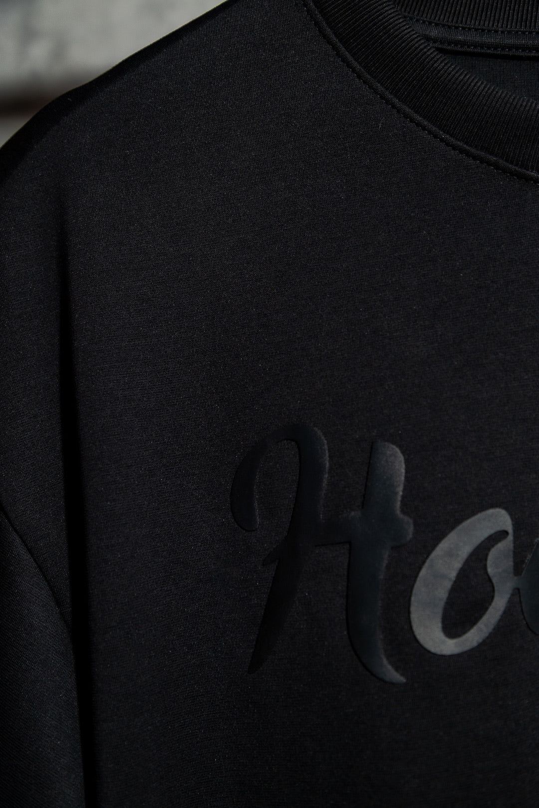 Qatar Full Logo Black T-Shirt