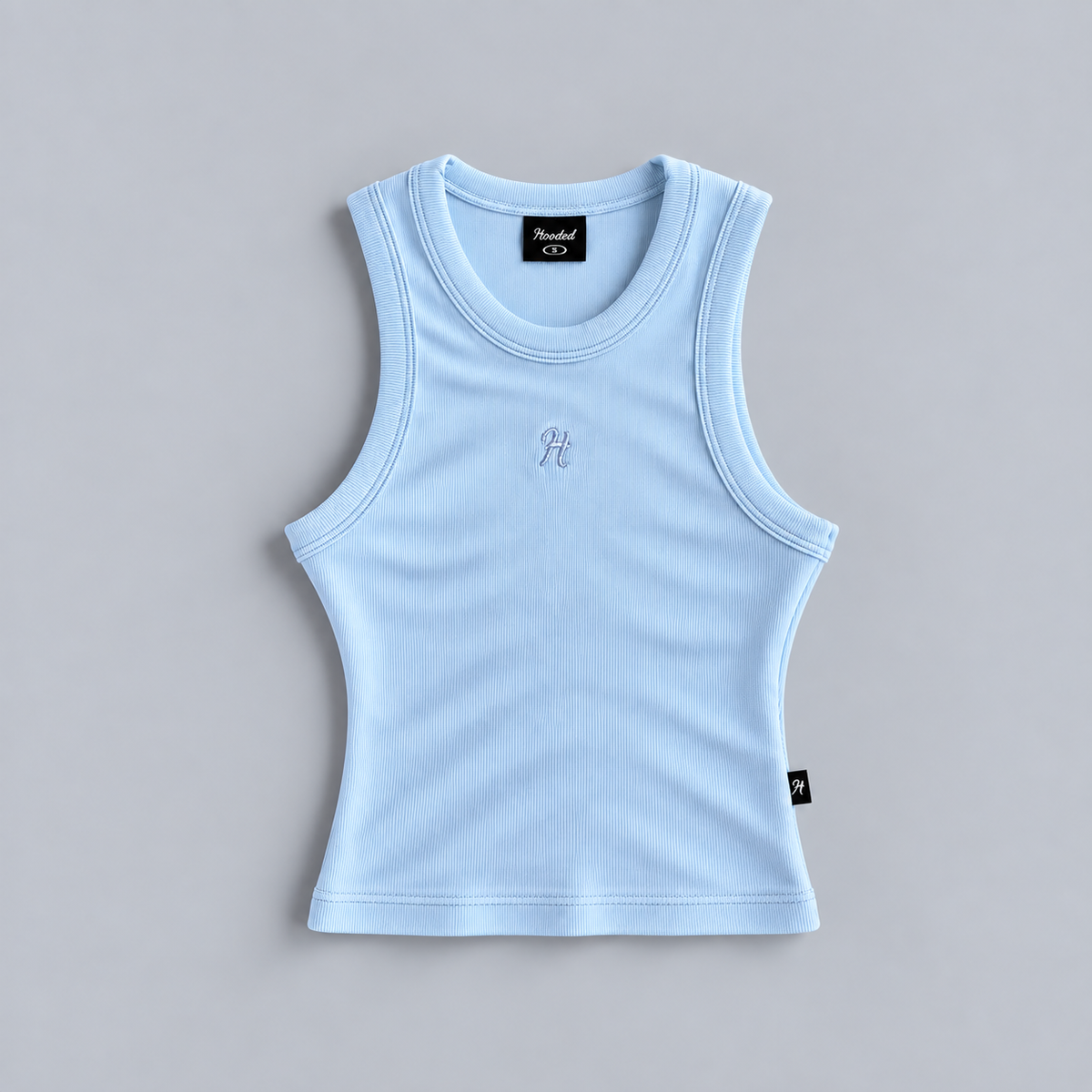 Otto Rib Blue Tank Top