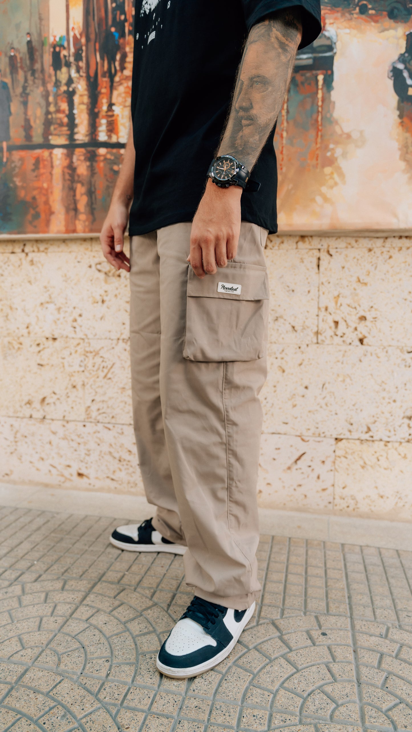 Reverie Gray Cargo Pants