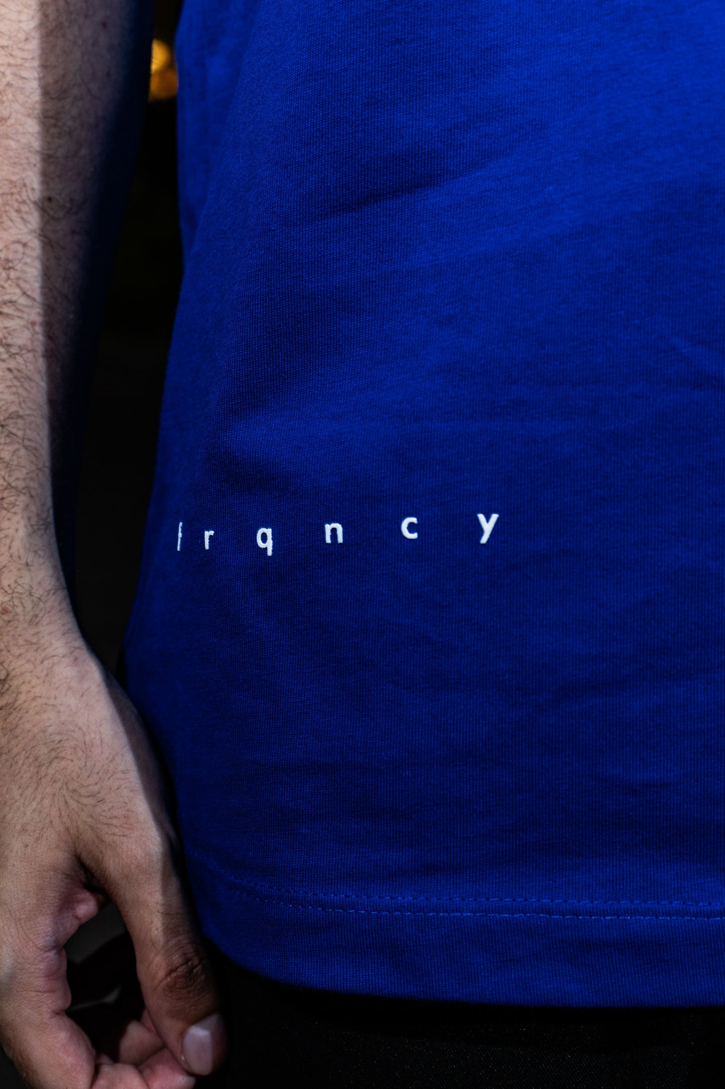 Frqncy Hooded Blue T-Shirt