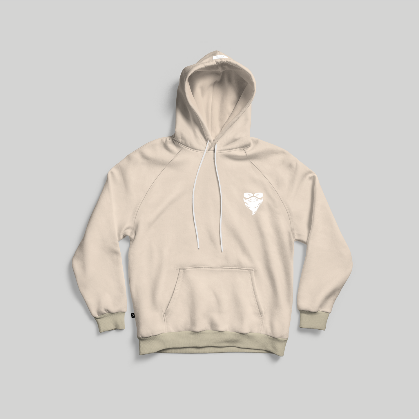 Logo Basic Divine Beige Hoodie