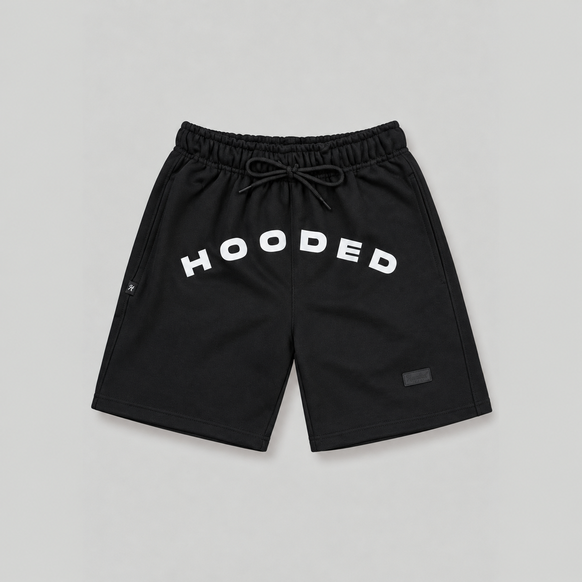 Hooded ARC Black Shorts