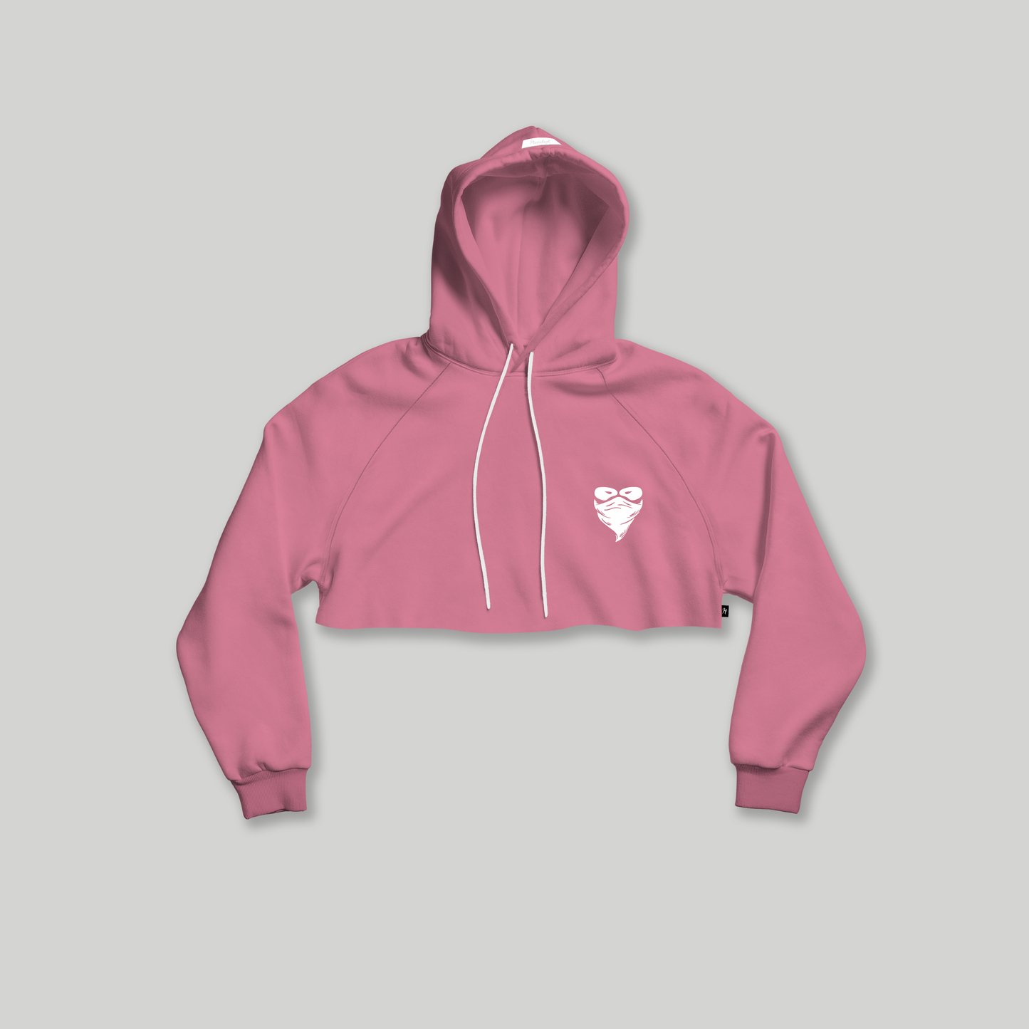 Logo Basic Divine Rose Hoodie Crop