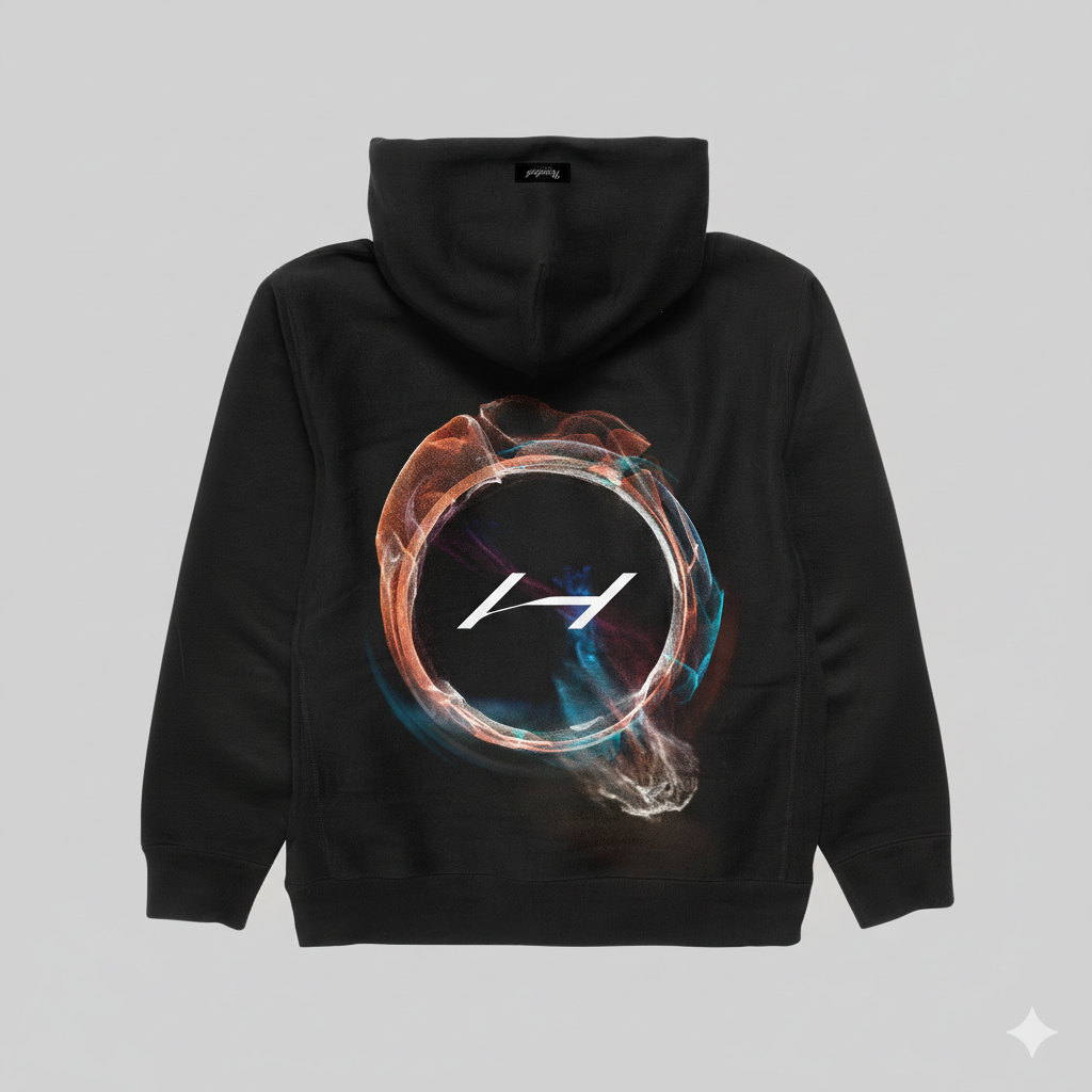 Frqncy Black Zip Hoodie