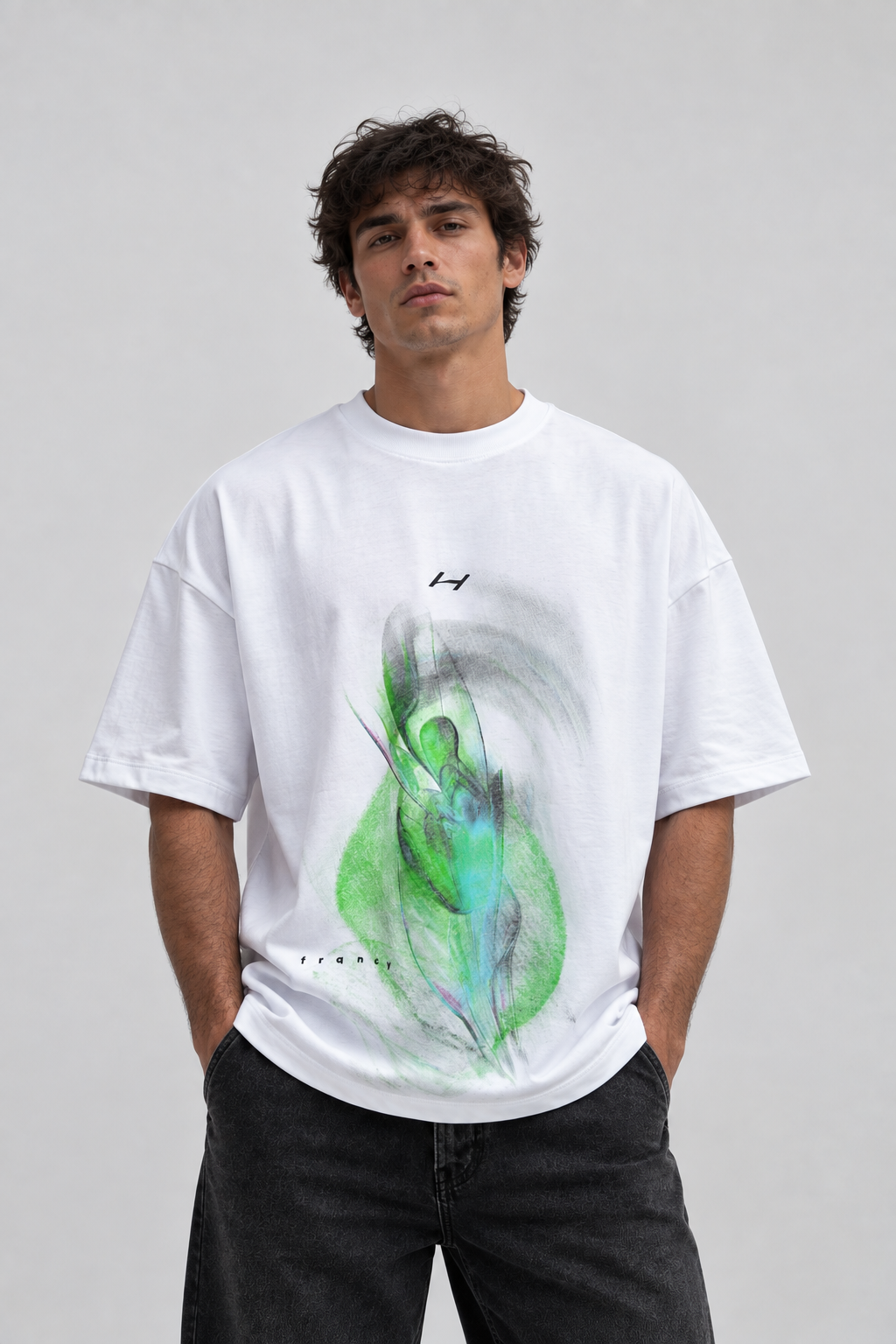 Bonus Track Frecuency White T-Shirt