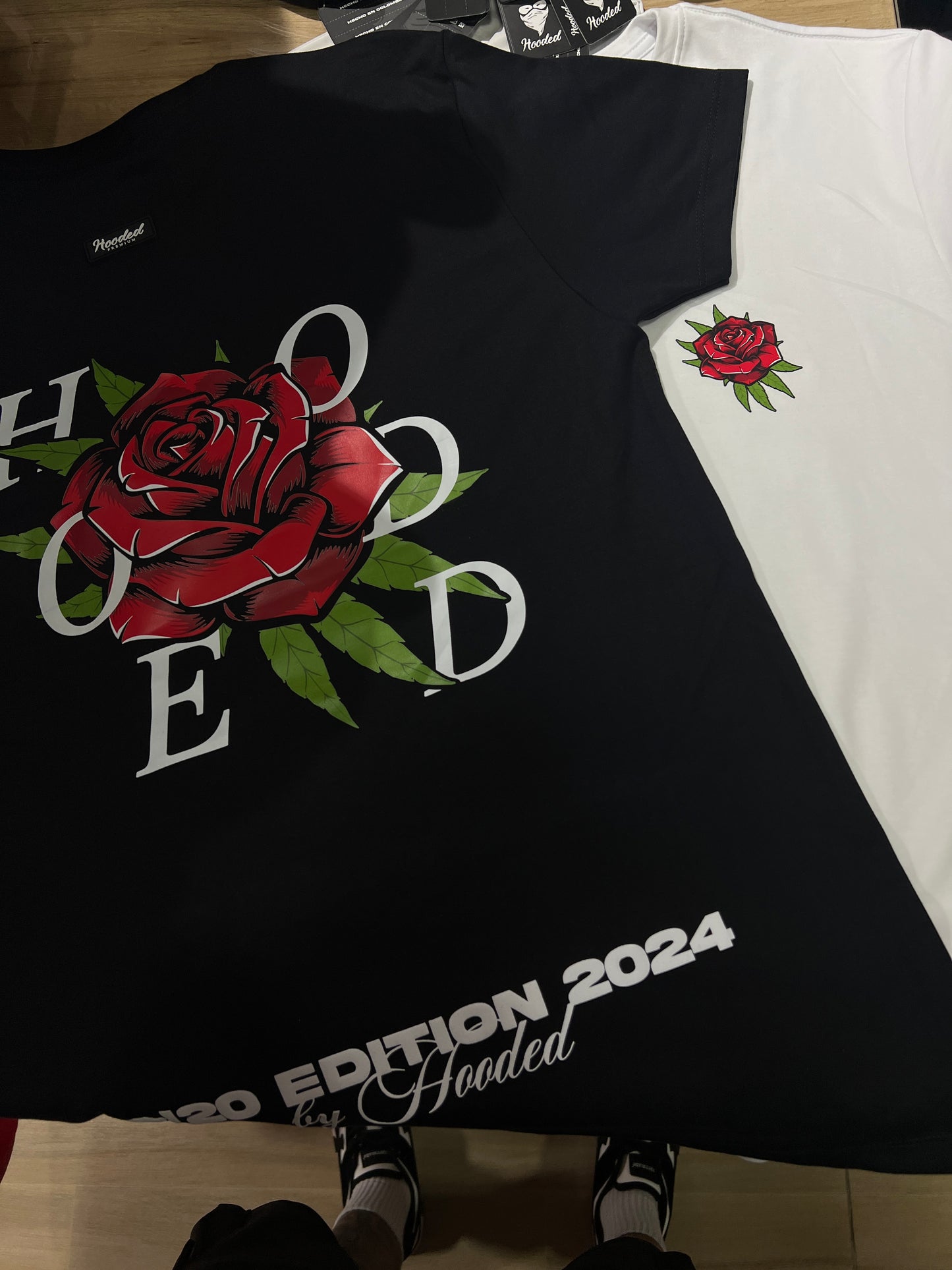 Rose 420 Premium Black T-Shirt