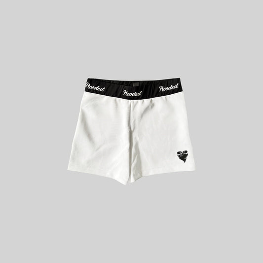 Hooded White Short