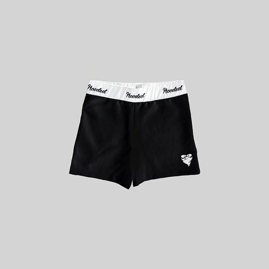 Hooded Black Short